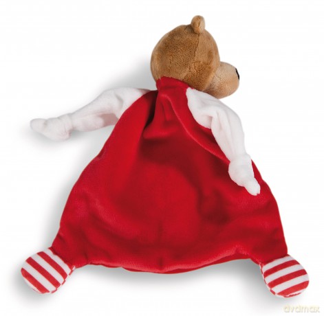 NICI Schmusetuch FC BAYERN MÜNCHEN Bär Berni 25x25cm an Header Karte