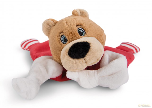 NICI Schmusetuch FC BAYERN MÜNCHEN Bär Berni 25x25cm an Header Karte