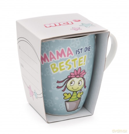 NICI Tasse "Mama ist die Beste!" 310ml 10x8cm mit Banderole
