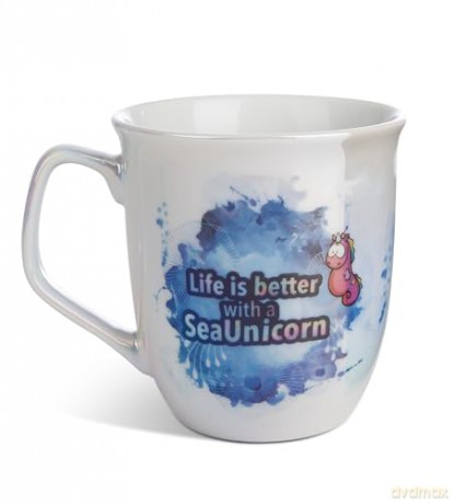NICI Tasse Einhorn Aquario 360ml 10x9cm Porzellan