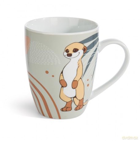 NICI Tasse Erdmännchen 310ml 10x8cm mit Banderole
