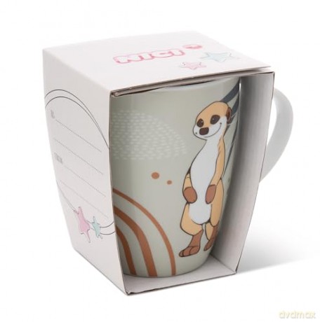 NICI Tasse Erdmännchen 310ml 10x8cm mit Banderole