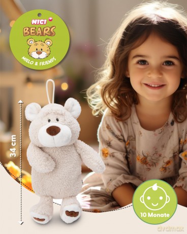 NICI Wärmflasche Bär Bendix 350ml 34cm