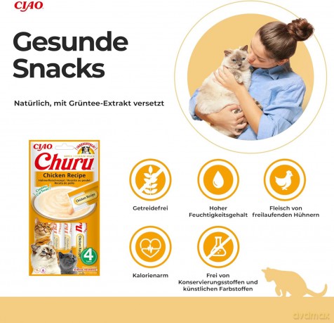 CHURU - Cat snack Chicken 4pcs- (798.5014)