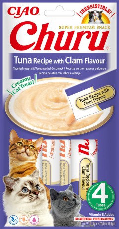 CHURU - Tuna With clam Flavour 4pcs- (798.5026)