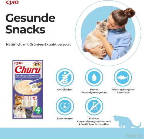 CHURU - Tuna With clam Flavour 4pcs- (798.5026)
