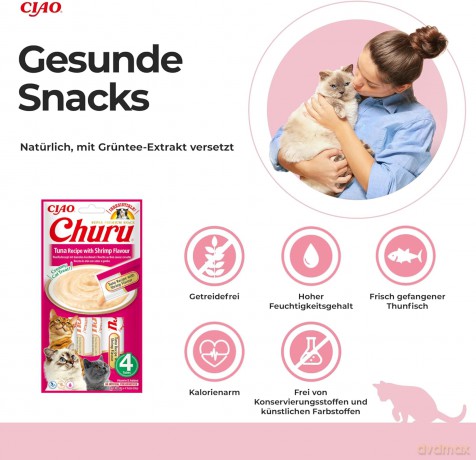 CHURU - With Tuna shrimp Flavour 4pcs- (798.5030)