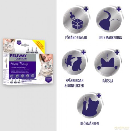 Feliway - Optimum 3 x 48 ml refill - (970537)