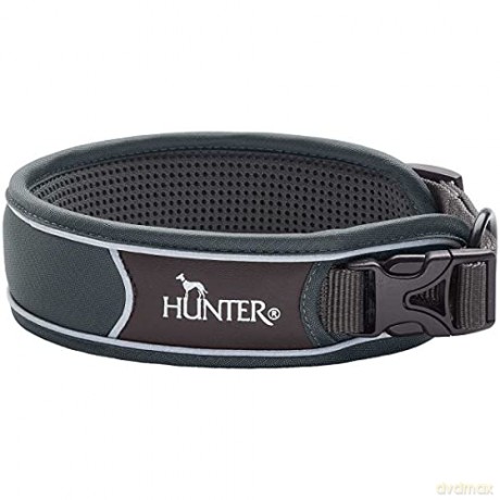 Hunter - Collar Divo XL 55-65cm grey/grey - (67628)
