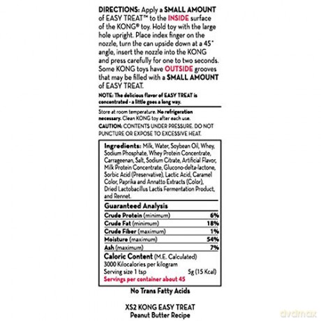 KONG - Easy Treat Peanut Butter 236Ml/226Gr