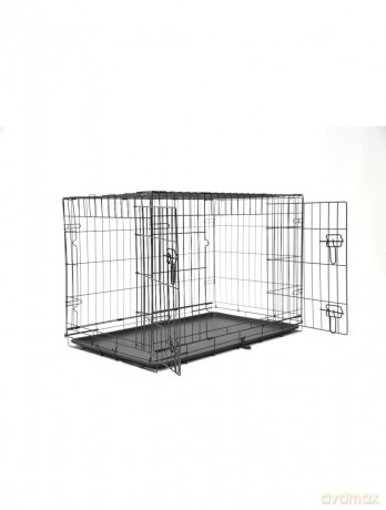 Nordic Paws - Wire cage black S 63 x 44 x 50 cm - (540058526924)