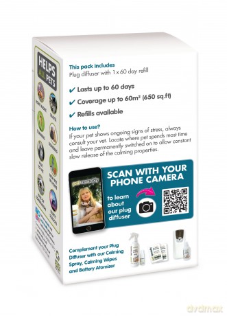 Pet Remedy - Calming Atomizer 220V 40 ml. f/60 days - (PR79489)
