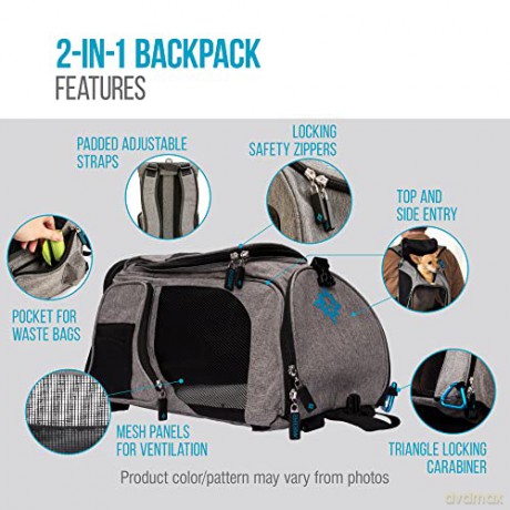 SHERPA - 2In1 Grey 45.7x33x26.6cm - (703.6670)
