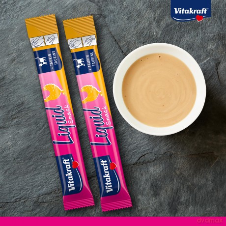 Vitakraft - Cat Liquid-Snack Poultry + Taurin 90gr - (16424)