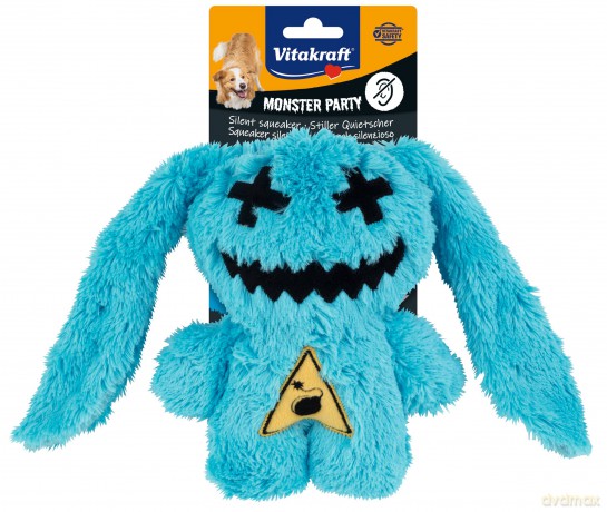 Vitakraft - Monster Blue warrior for dogs (59375) - Silent squeaker