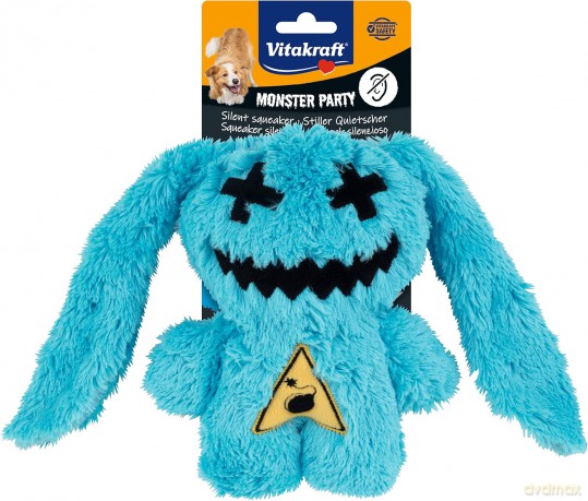 Vitakraft - Monster Blue warrior for dogs (59375) - Silent squeaker