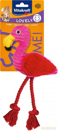 Vitakraft - Safari flamingo toy for dogs 30 cm - (31371)