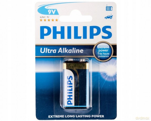 Bateria 6lr61 Philips Extremelife 9v 133 B/C