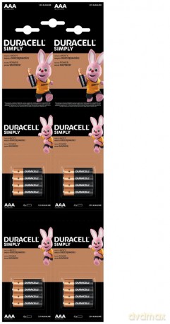 Bateria Lr03 Duracell Simply Op16szt B/C Duracell 130241