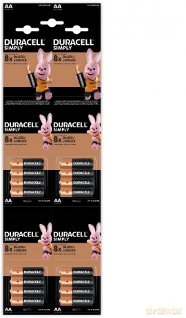 Bateria Lr06 Duracell Simply Op16szt B/C Duracell 129733