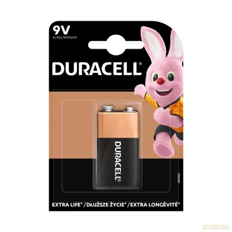 Bateria Lr61 Duracell Extra Life 9v B/C Duracell Lr61 9v Du