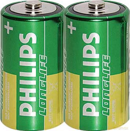 Bateria R20 Philips Longlife 701 Fol Op2szt