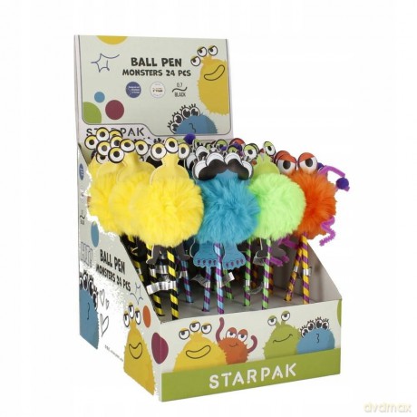Długopis Zamykany Monster Display A 24 Starpak 513430