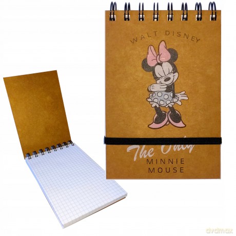 Kołonotes A6/96k Kratka z Gumką Minnie Beniamin 103564 Ben