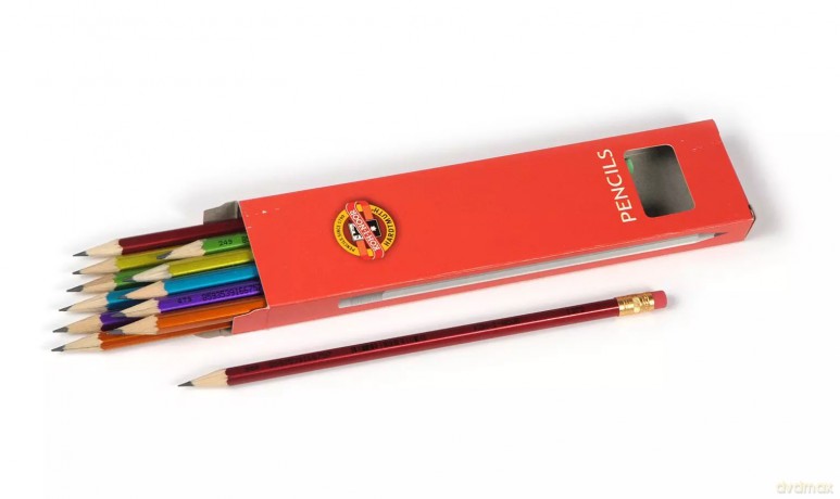 Ołówek Hb z Gumką Oriental Koh-I-Noor 1372 (12szt)