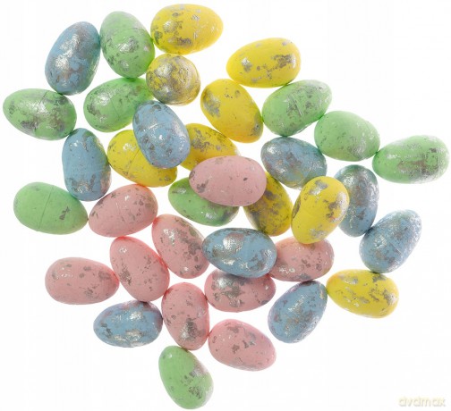 Ozdoba Jajko 3 cm Mix Op.36 Szt. Wielkanoc Arpex Yp7727