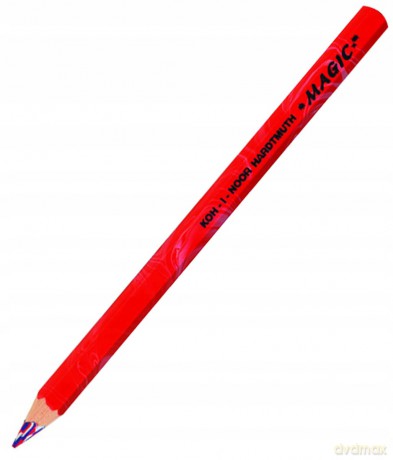 Kredki Wielokolorowe Czerwone 175mm K-I-N Magiczne 30 sztuk