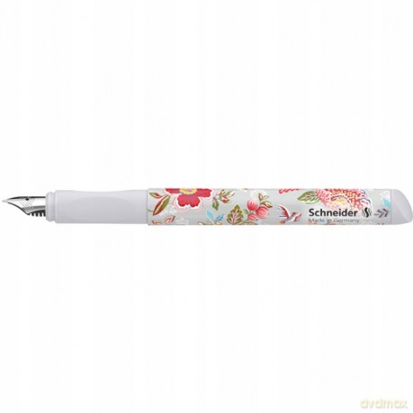 Pióro Wieczne Schneider Voice Grey, M, Szare W Kwiaty