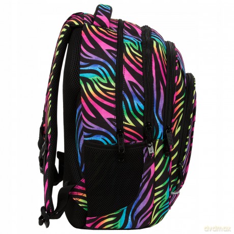 Plecak 4-komorowy Backup Kolorowa Zebra PLB6A35