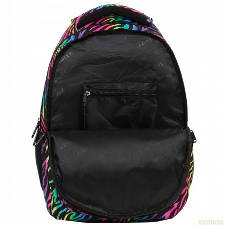 Plecak 4-komorowy Backup Kolorowa Zebra PLB6A35