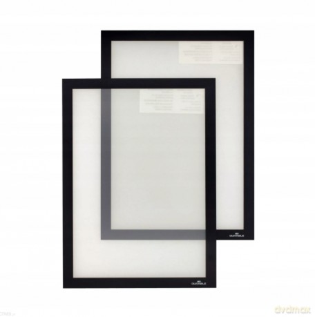 Ramka Magnetyczna Samoprzylepna A4 Czarna Durable 487201