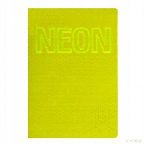 Zeszyt A4/42k Kratka Oprawa Neon Koh-I-Noor 10 sztuk