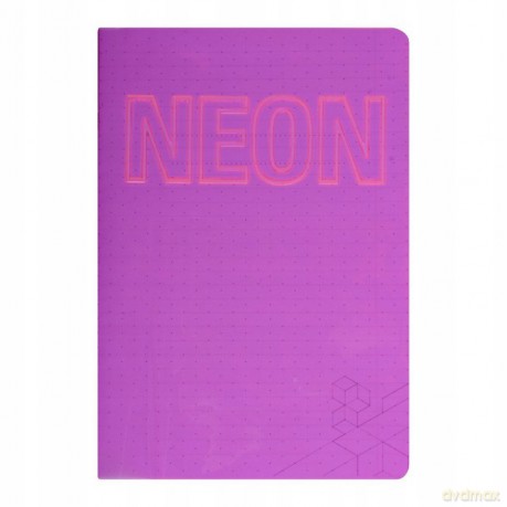 Zeszyt A4/42k Kratka Oprawa Neon Koh-I-Noor 10 sztuk