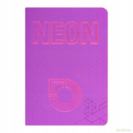 Zeszyt A5/42k Linia Oprawa Neon Fol Koh-I-Noor 10 sztuk