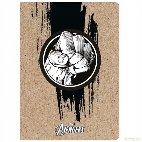 Zeszyt A5/60k Kratka Avengers Kraft Liner Beniamin 5 sztuk