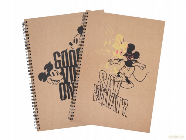 Zeszyt w kratkę A5 Myszka Mickey Mouse 60 kartek 5 sztuk