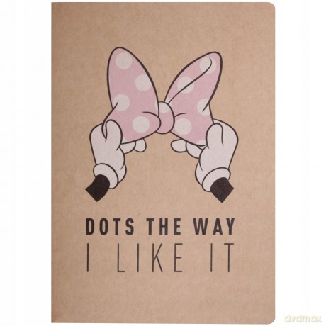 Zeszyt A5/60k Linia Minnie Mouse Kraft Fol A 5 Beniamin 110191 Ben