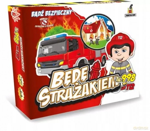 Edu Będę strażakiem [GRA PLANSZOWA]