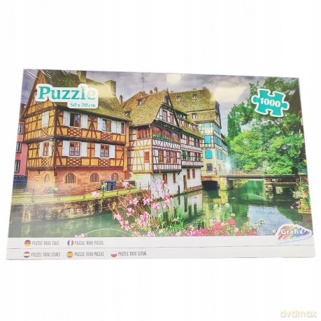 Grafix 1000 el. Domki nad rzeką [PUZZLE]