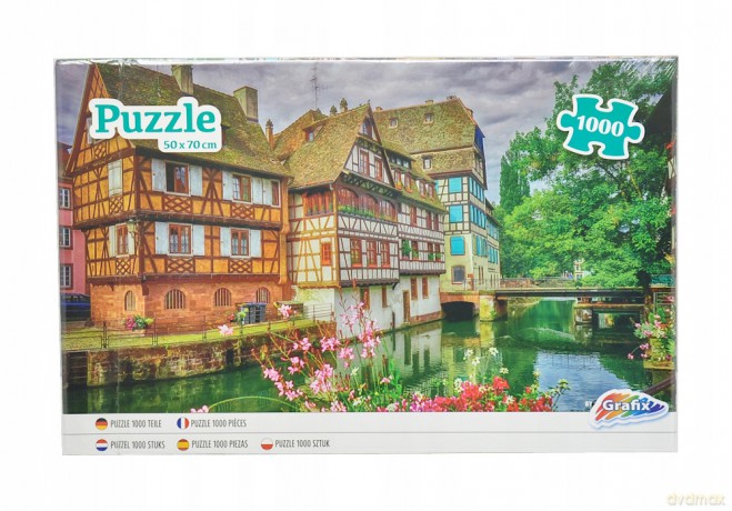 Grafix 1000 el. Domki nad rzeką [PUZZLE]