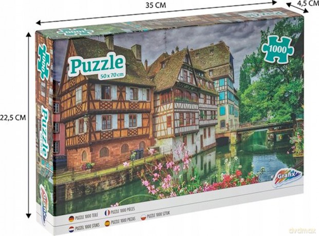 Grafix 1000 el. Domki nad rzeką [PUZZLE]