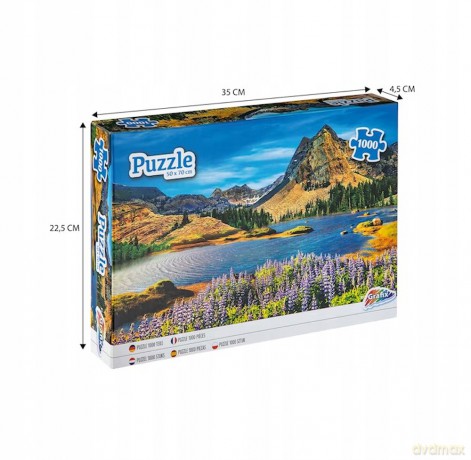 Grafix 1000 el. Jezioro w górach [PUZZLE]