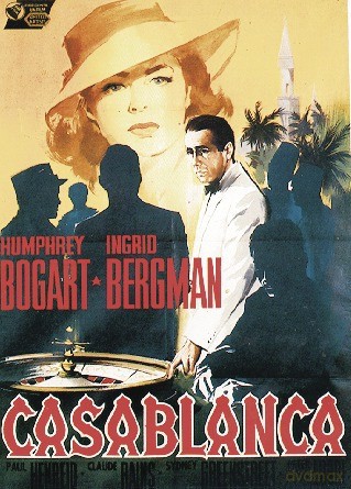 Casablanca - Humphrey Bogart, Ingrid Bergman [PLAKAT]