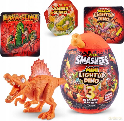 Zuru Smashers mini light dino [FIGURKA]