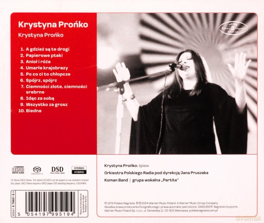 Krystyna Pronko: Krystyna Prońko [SACD]