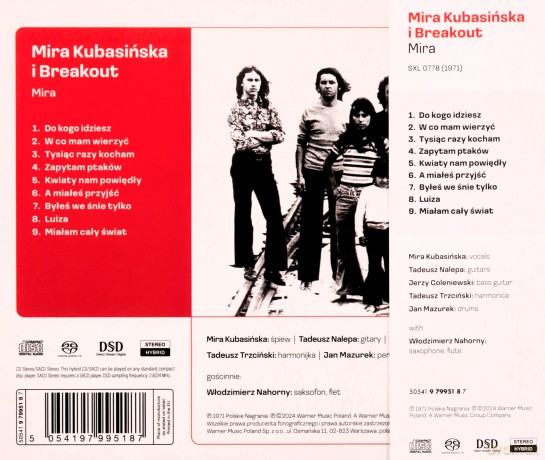 Mira Kubasińska & Breakout: Mira [SACD]